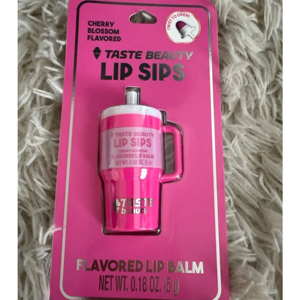 Taste Beauty Shake it Up! Lip Sips Cherry Blossom‎ Flavored Lip Balm